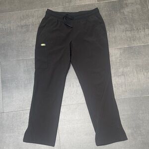 Medline Black Cargo Scrub Pants